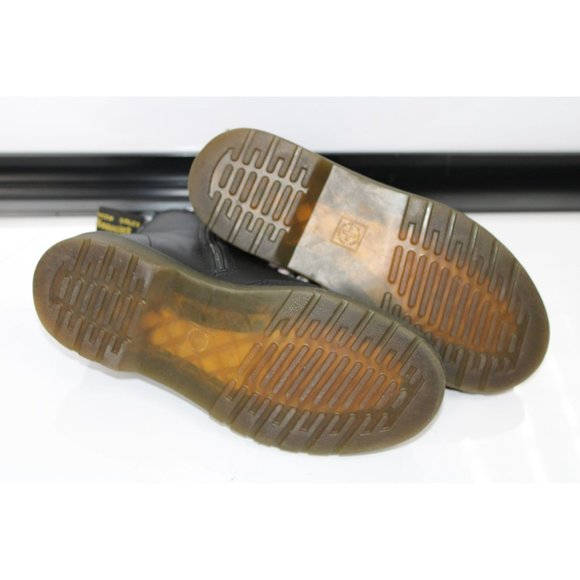 Girls Size 4 Dr. Martens Black Tied Combat Boots - Picture 5 of 11